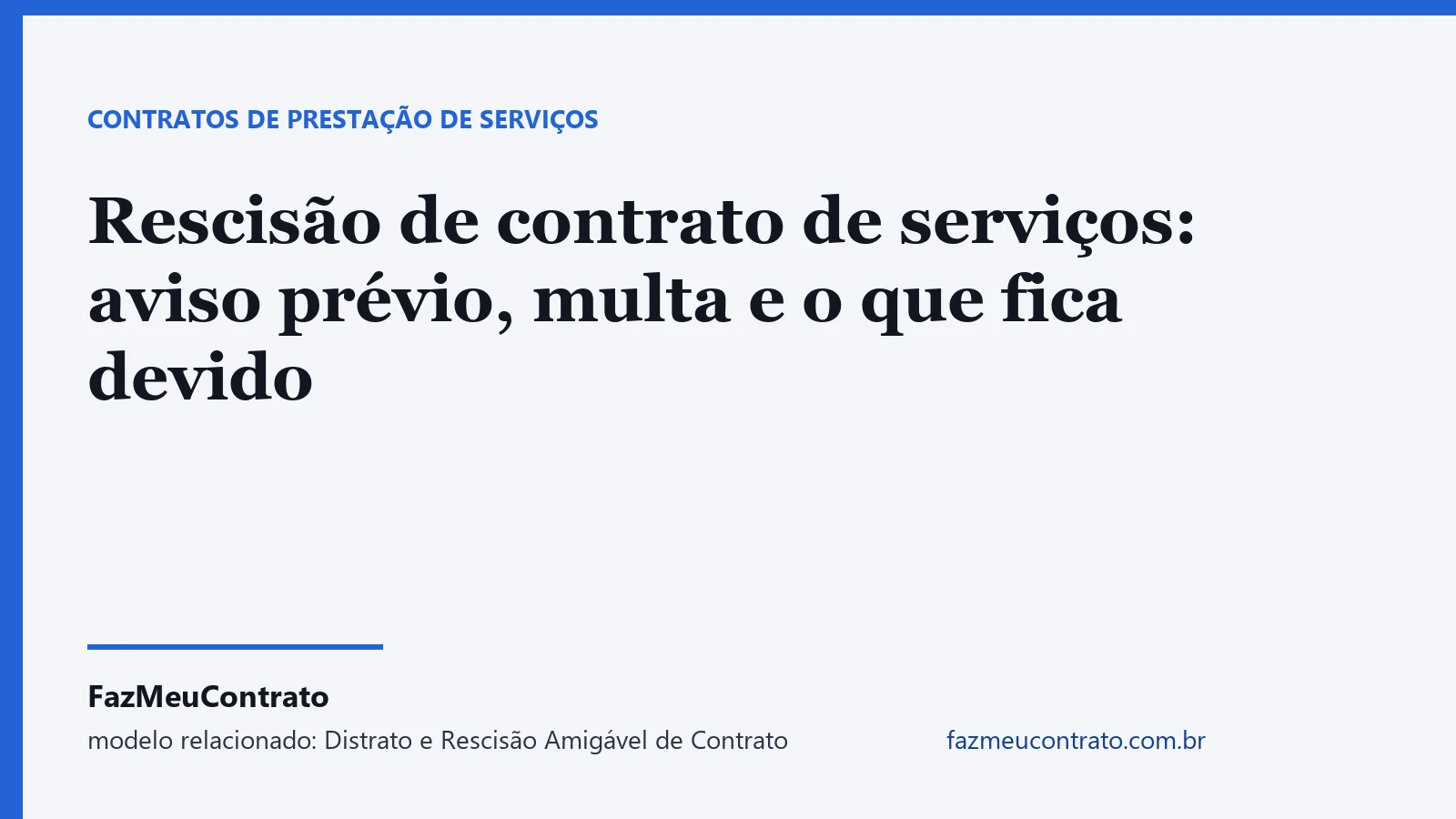 Documentos de encerramento de contrato de serviços sobre mesa